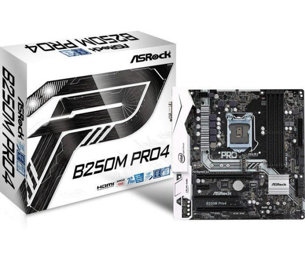 ASRock B250M PRO4 (2xPCI-E DDR4 USB3/M.2) - 342781 - zdjęcie